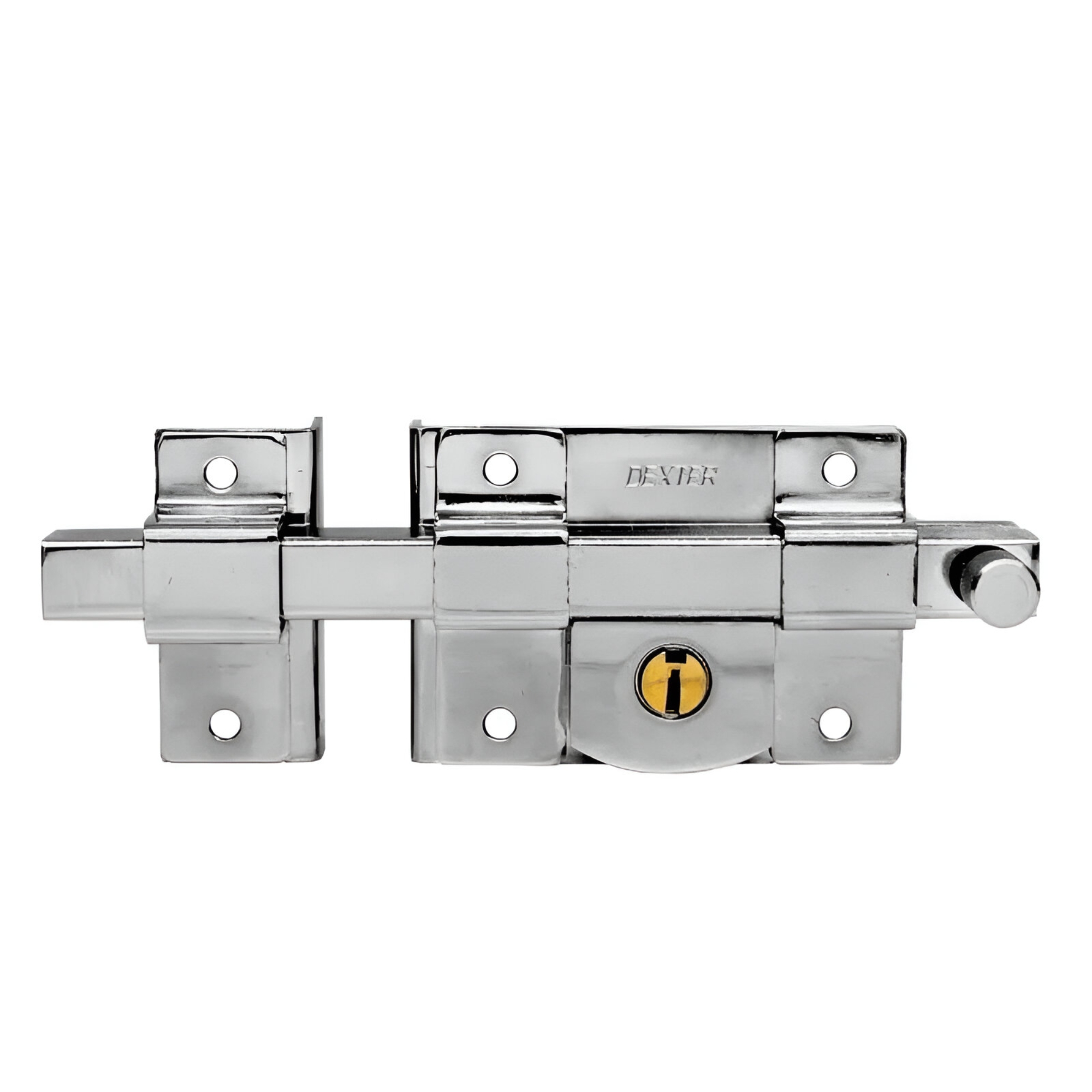211886 DEXTER - Cerradura barra fija izquierda llave tradicional cromada caja Dexter