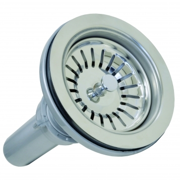 212314 COFLEX - Contracanasta para fregadero con extension de acero inoxidable ph350 Coflex