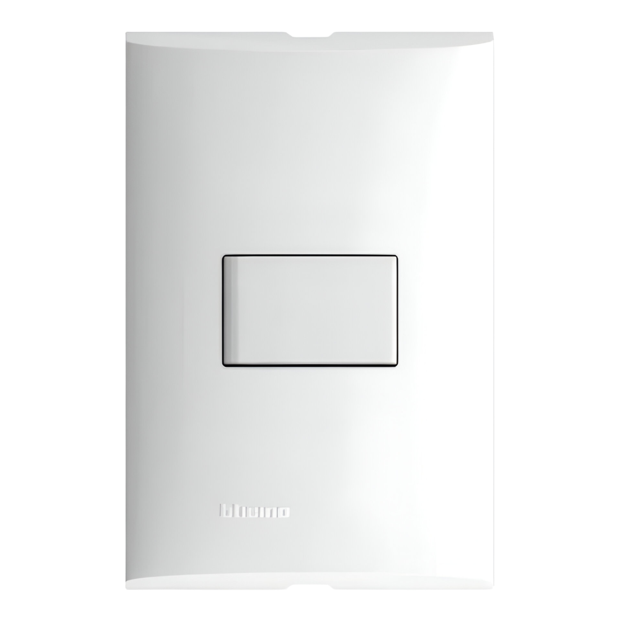 212325 FORZA - Placa 1 ventana con apagador escalera blanco Forza Bticino
