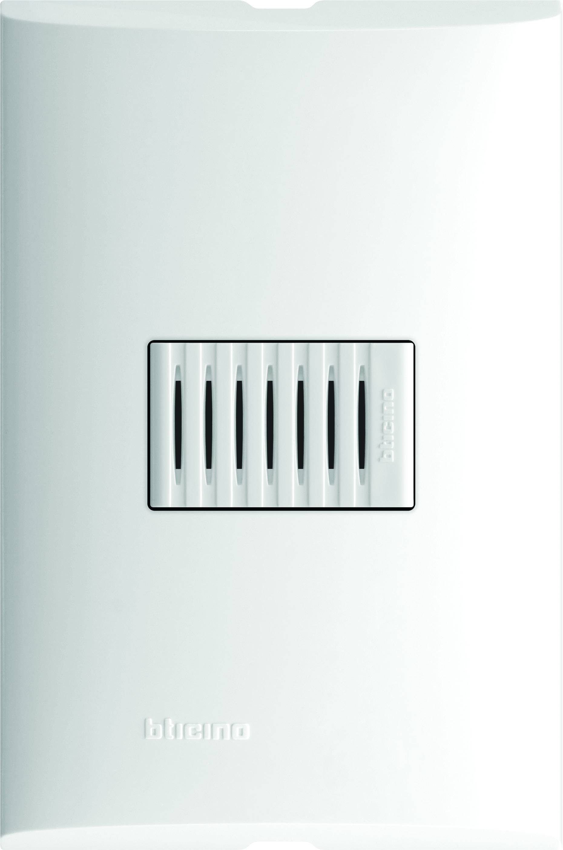 212333 FORZA - Placa 1 ventana con zumbador blanco Forza Bticino