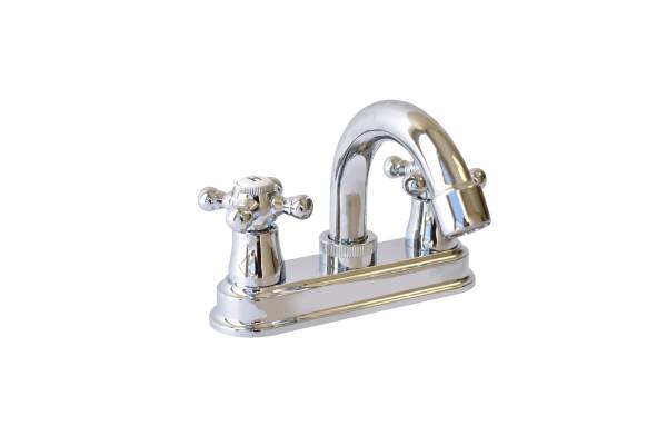 213238 VIANTI - Mezcladora lavabo zinc tipo curvo maneral cruz cromada MLVZ002 Vianti