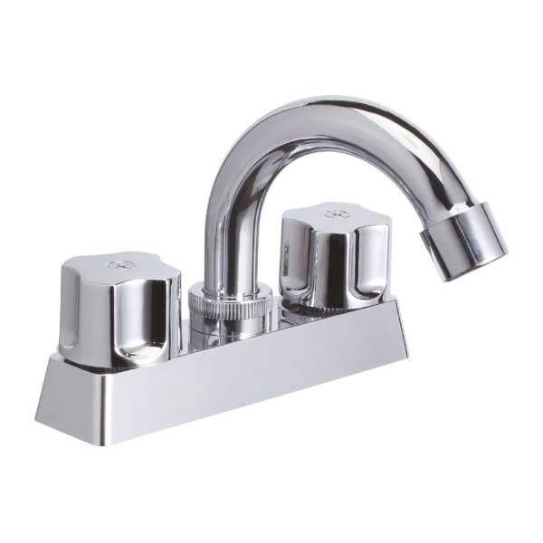 213241 VIANTI - Mezcladora lavabo zinc tipo curvo maneral standard cromada MLVZ007 Vianti