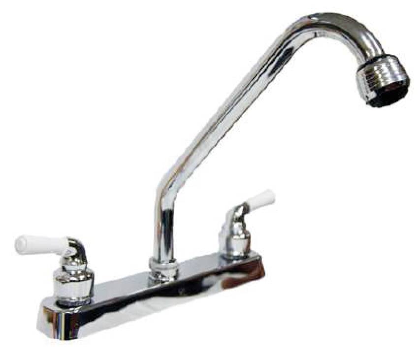 213242 VIANTI - Mezcladora fregadero zinc tipo standard maneral palanca 1/4 de vuelta cromada MFVZ002 Vianti