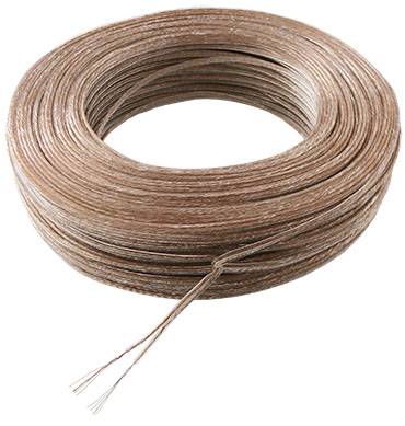 213592 KLEY - Cable para bocina transparente 18awg 100m Kley