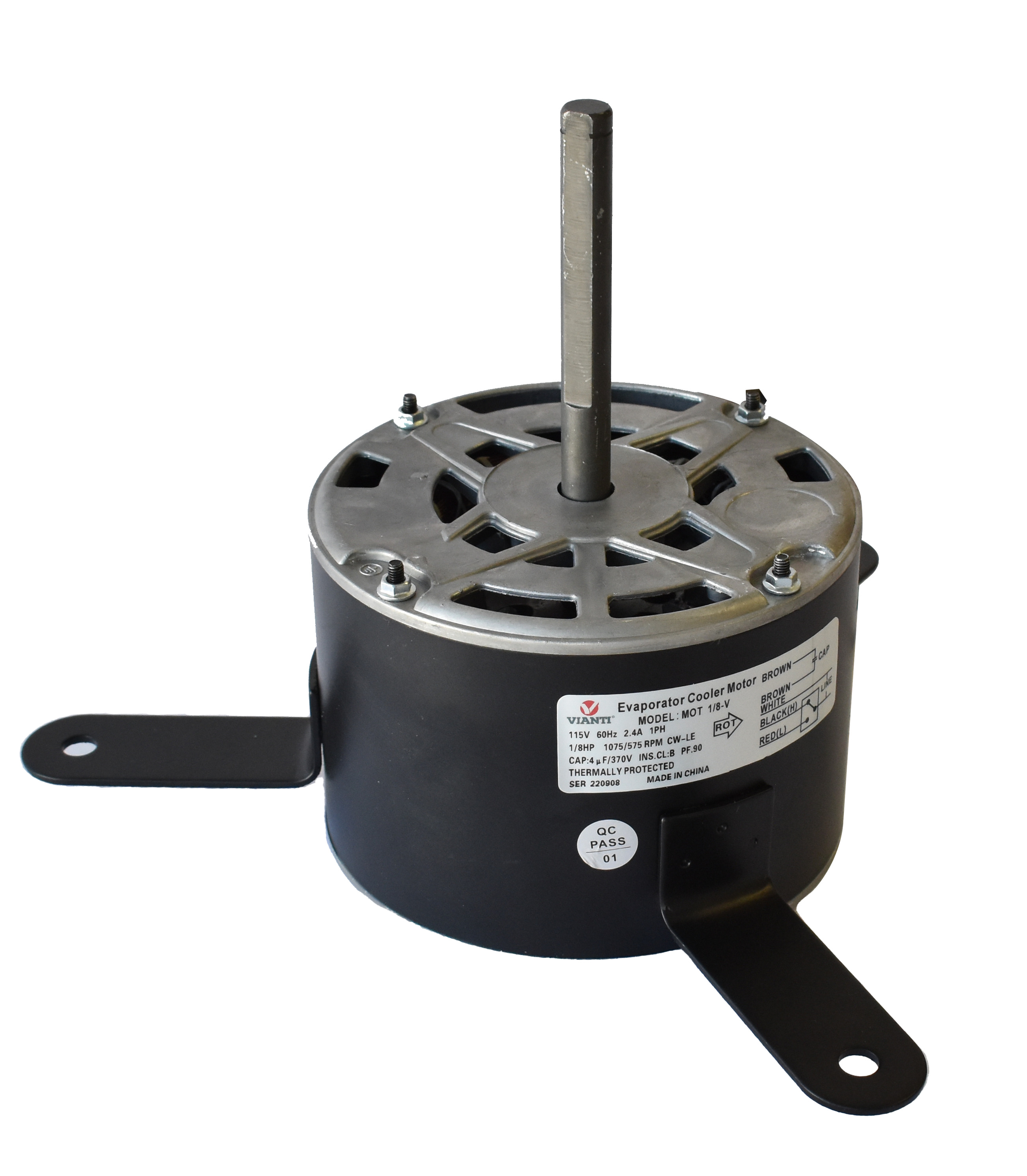 Motor 2 velocidades 1/8 hp Vianti