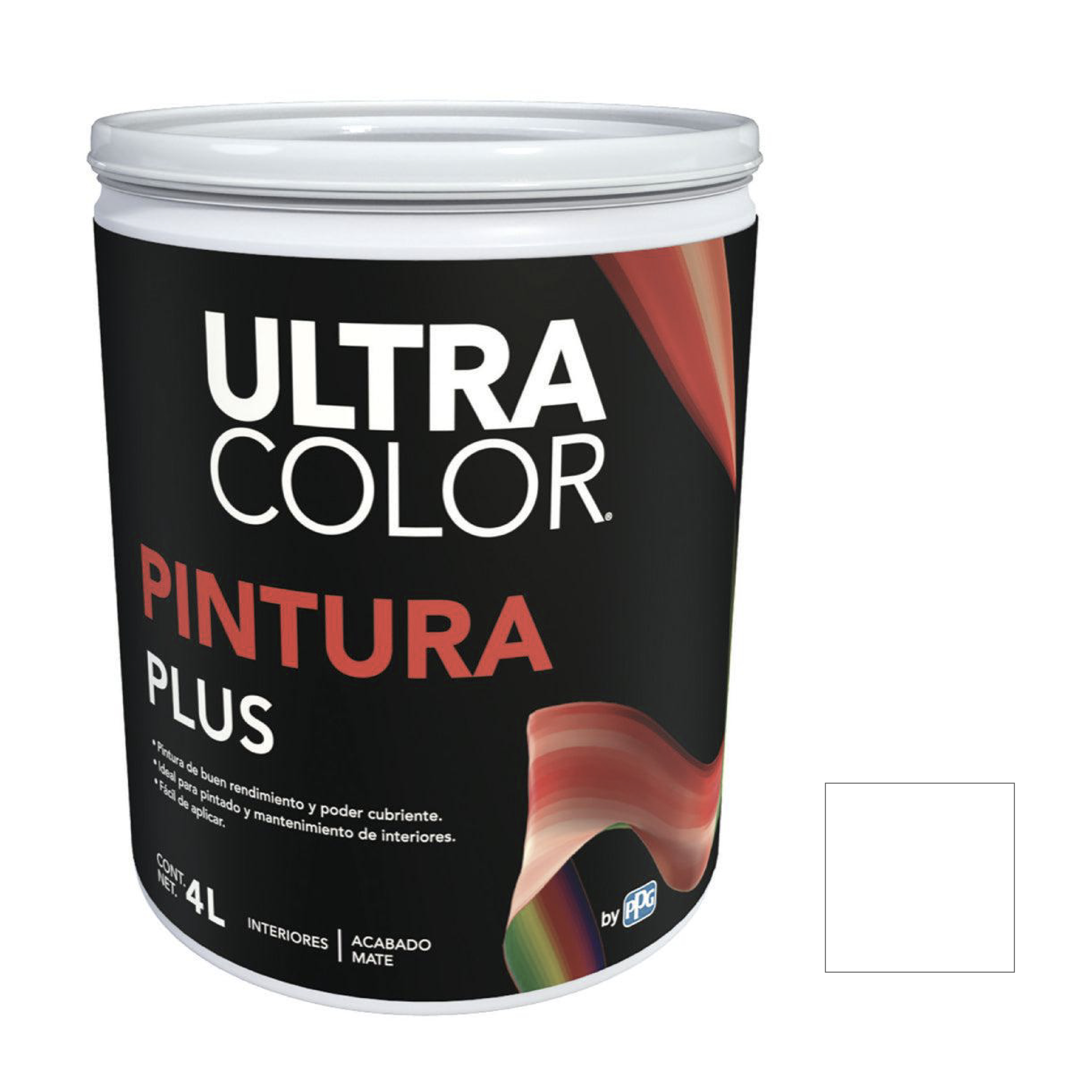 214851 ULTRACOLOR - Pintura vinil plus blanco 4.0 lt ULTRACOLOR