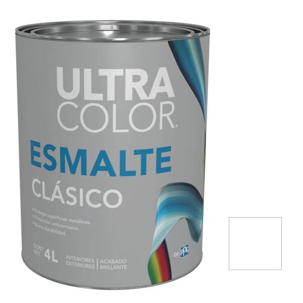 214858 ULTRACOLOR - Esmalte linea clasica blanco 4.0l ultracolor
