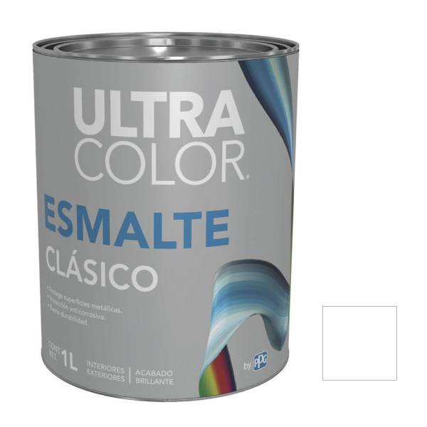214864 ULTRACOLOR - Esmalte linea clasica blanco 1.0l ultracolor
