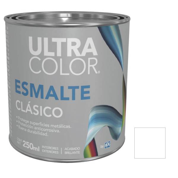 214870 ULTRACOLOR - Esmalte linea clasica blanco 0.25l ultracolor
