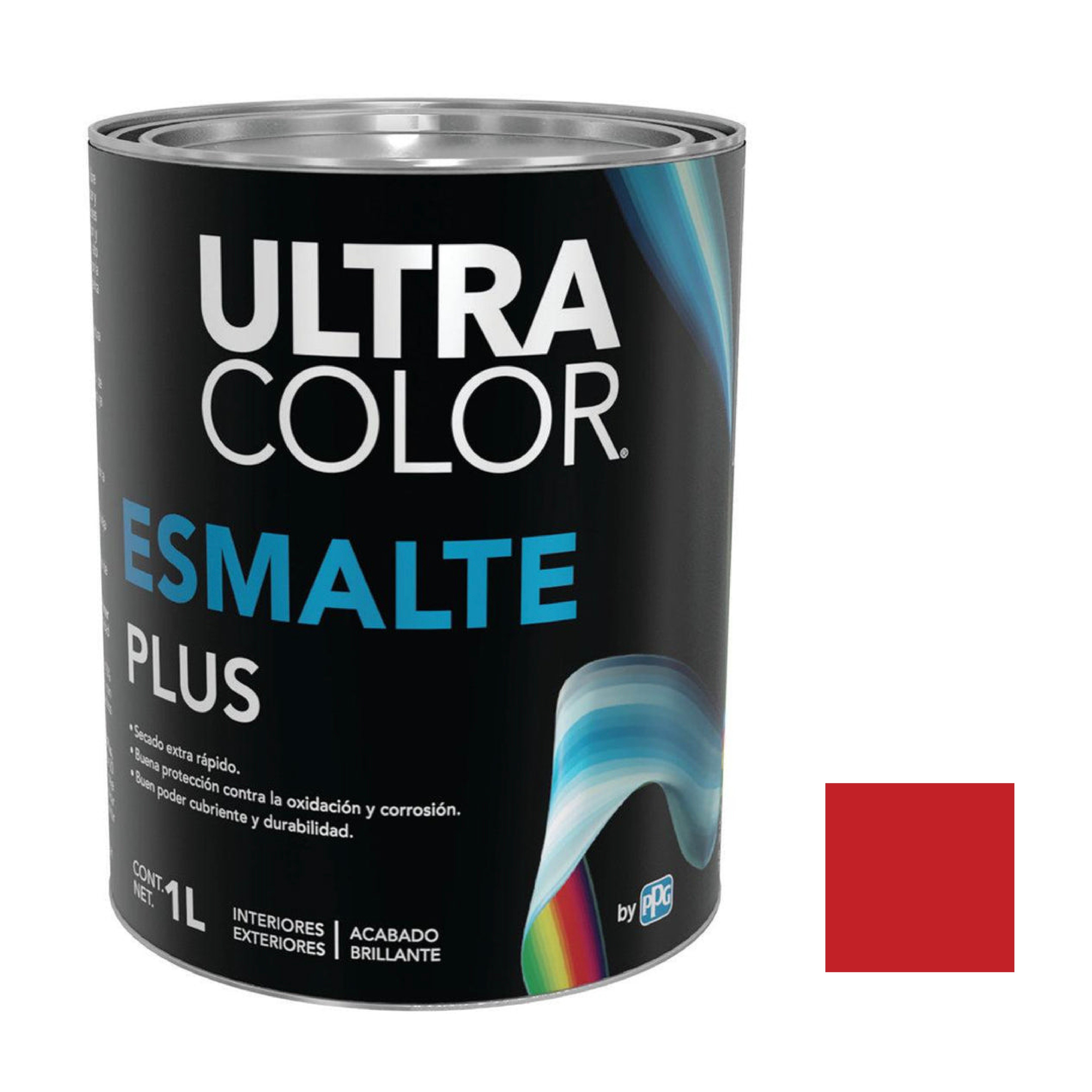 214889 ULTRACOLOR - Esmalte linea plus rojo 1.0l ultracolor