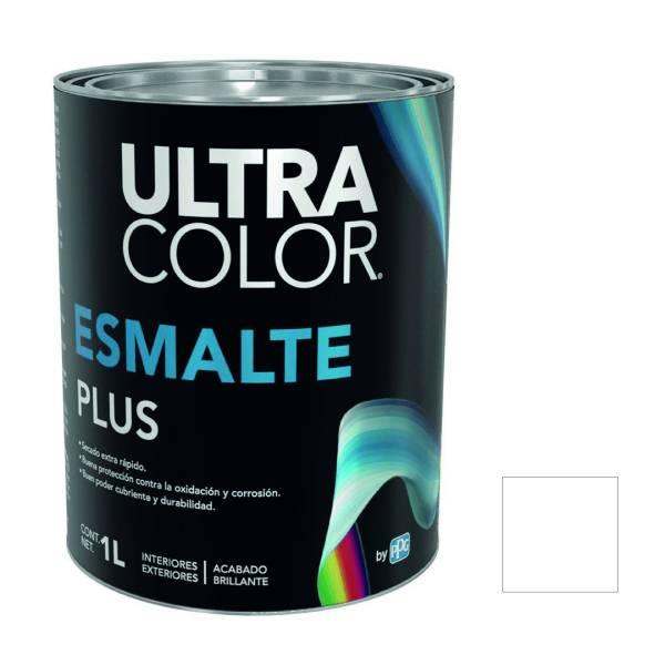 214892 ULTRACOLOR - Esmalte linea plus blanco 1.0l ultracolor