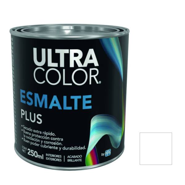 214893 ULTRACOLOR - Esmalte linea plus blanco 0.25l ultracolor