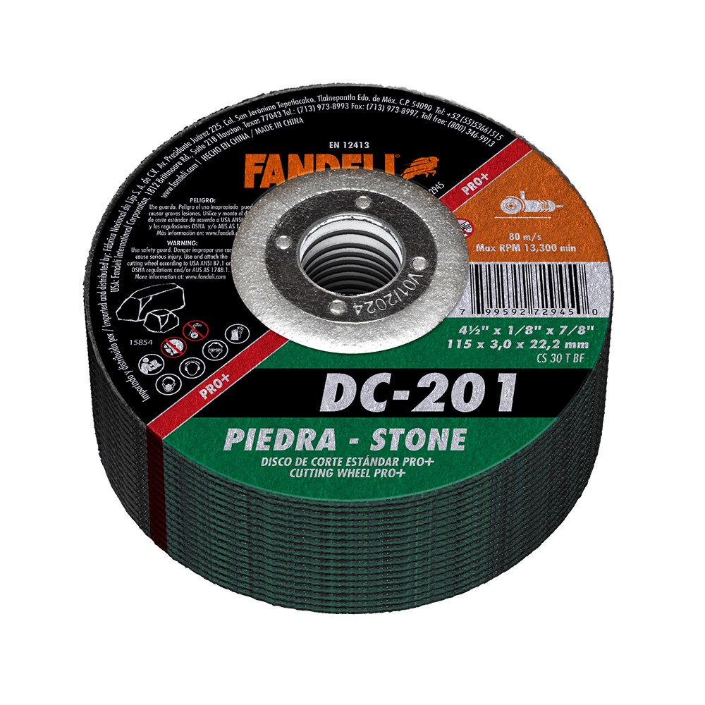 214957 FANDELI - Disco corte piedra 4-1/2
