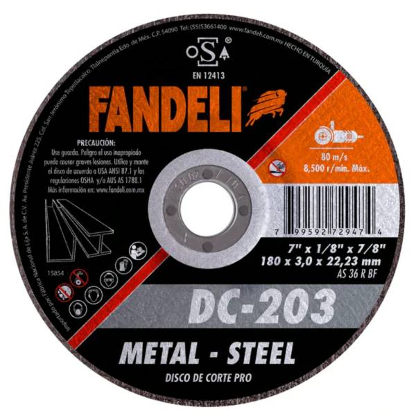 214959 FANDELI - Disco corte metal 7