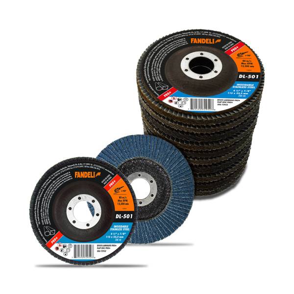214964 FANDELI - Disco laminado de acero inoxidable 4-1/2
