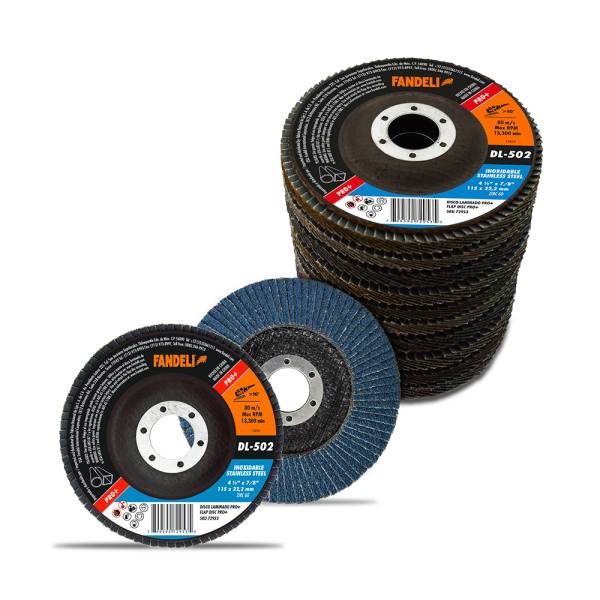 214965 FANDELI - Disco laminado de acero inoxidable 4-1/2