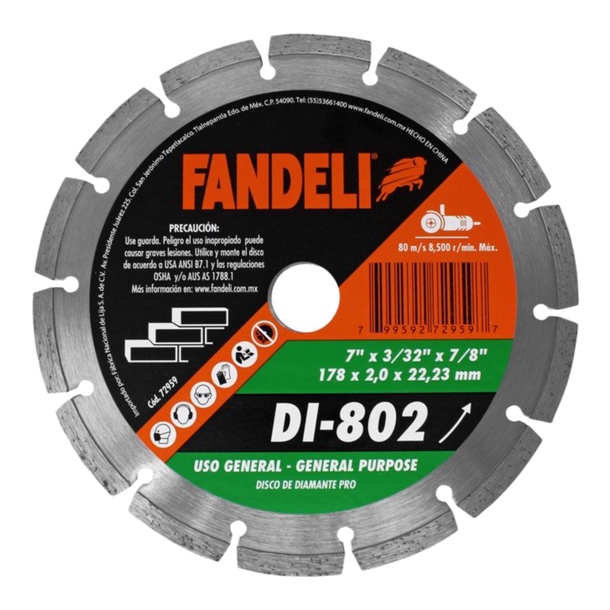 214971 FANDELI - Disco diamante 7