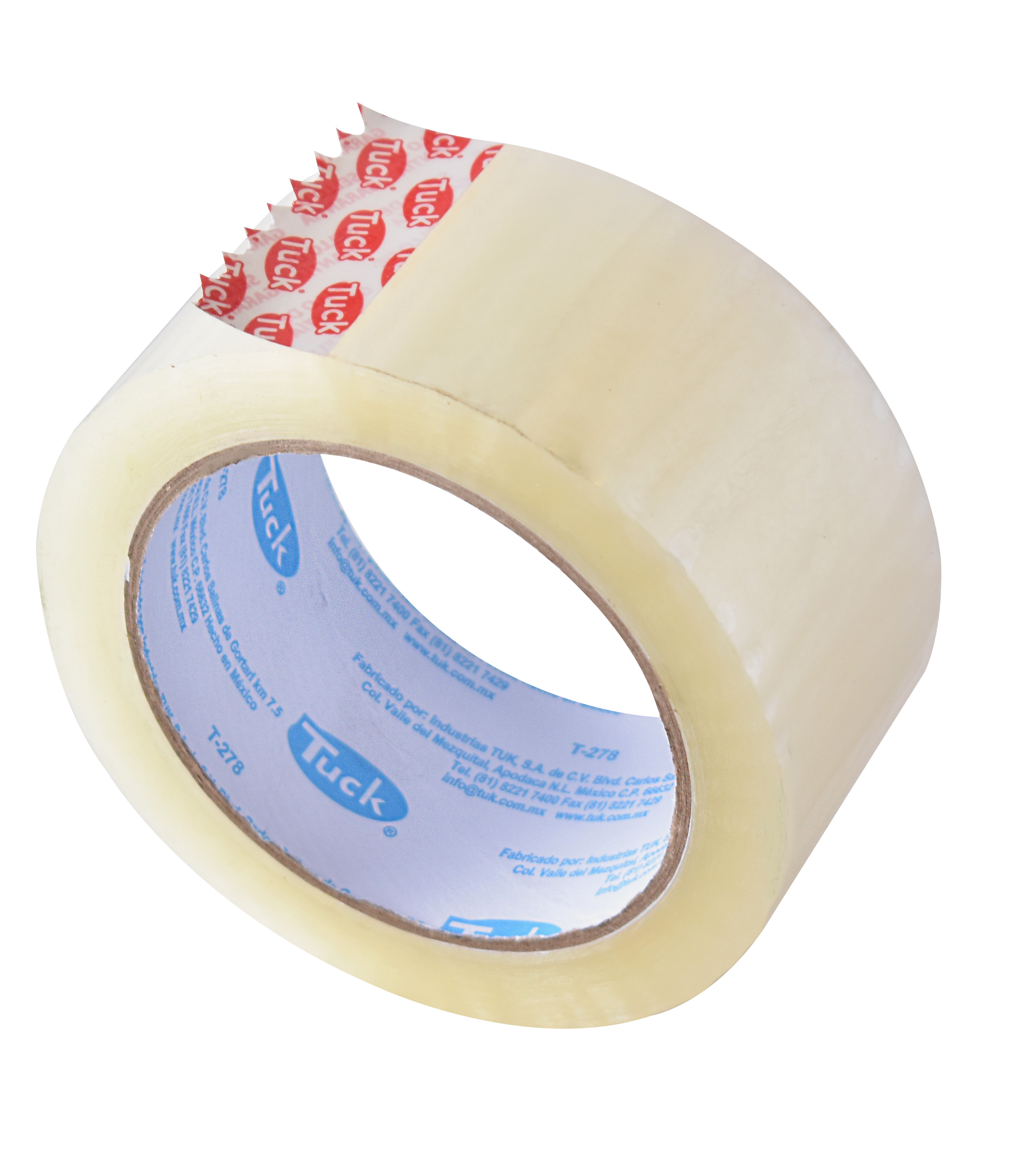 215322 TUK - Cinta de empaque transp 48mm x 050mt adhesivo acrilico 278 Tuk