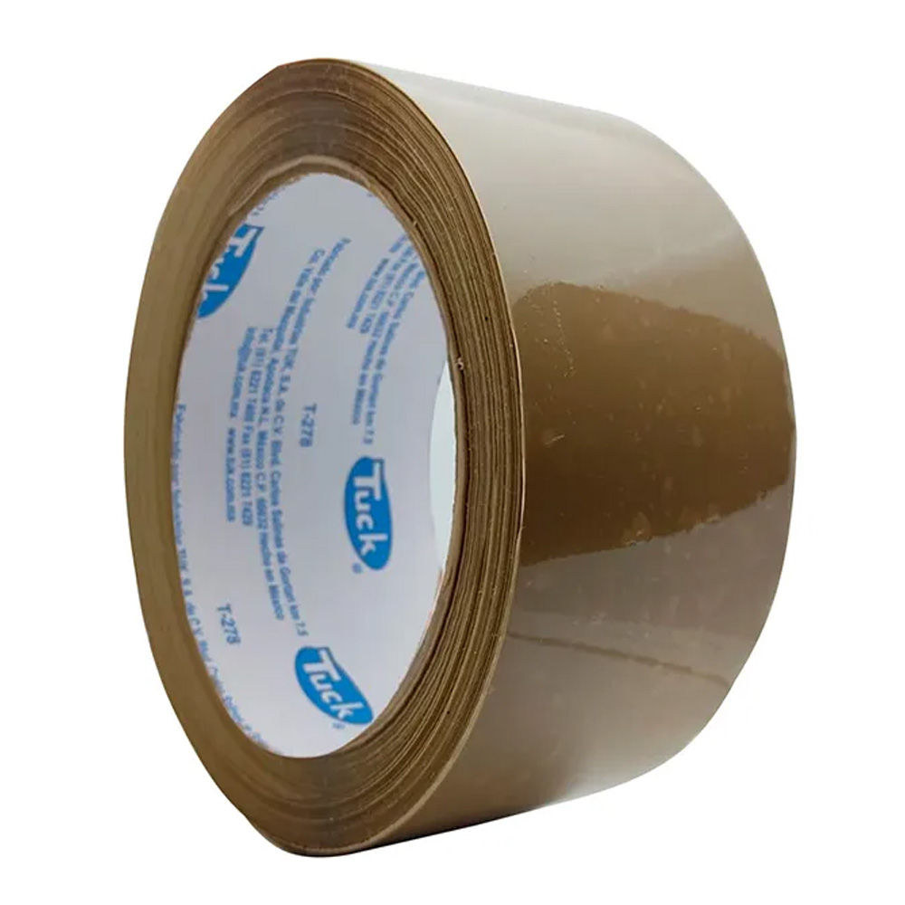 215325 TUK - Cinta de empaque canela 48mm x 050mt adhesivo acrilico 278 Tuk