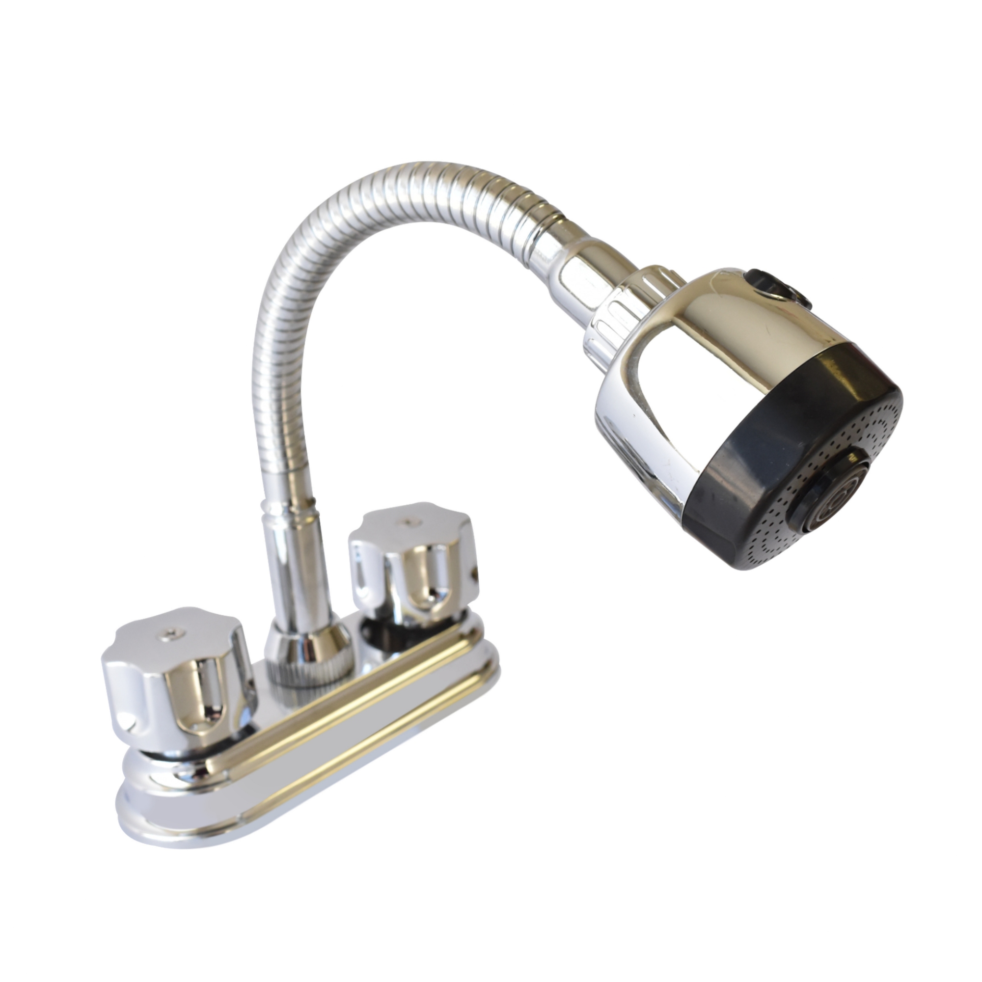 215498 VIANTI - Mezcladora lavabo zinc tipo flexible maneral standard cromada MLVZ009 Vianti