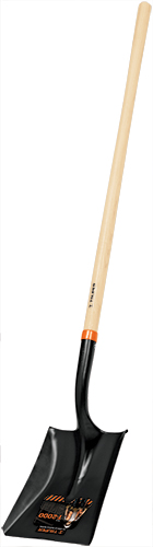2157 TRUPER - Pala cuadrada t2000 mango de madera largo Truper