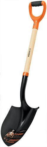 2189 TRUPER - Pala redonda t2000 mango de madera puño 