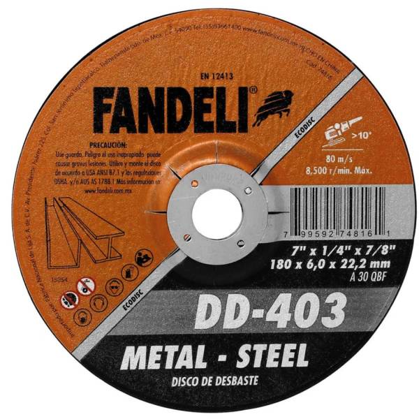 224322 FANDELI - Disco desbaste metal 7
