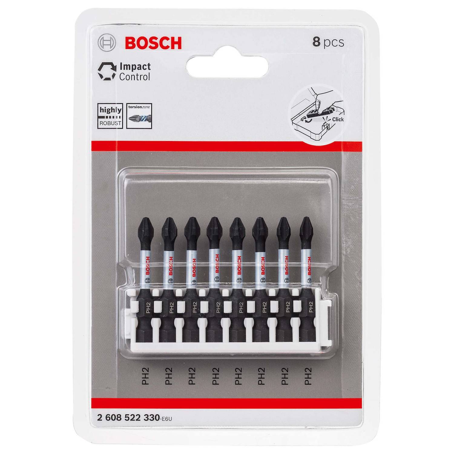 224420 BOSCH - Juego 8 puntas PH2 2