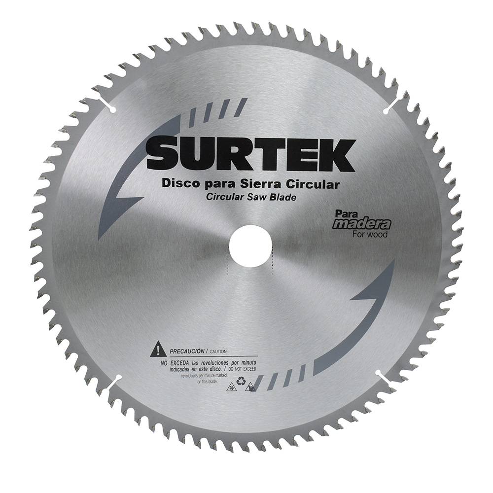 224567 SURTEK - Sierra para madera con 40 dientes de carburo 7-1/4x5/8 120602 Surtek