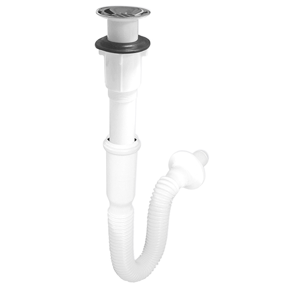 224668 FAMA - Trampa para lavabo flexible PVC blanca 9770 Fama
