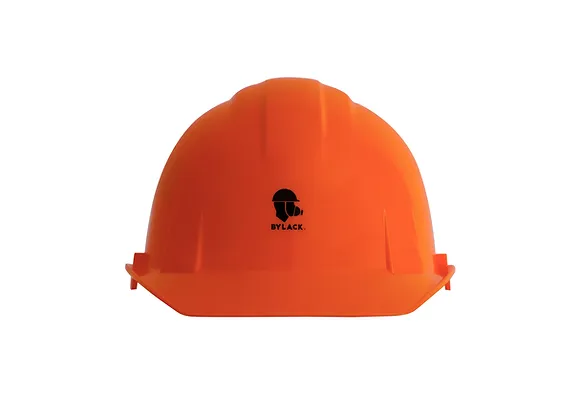 224877 BY LACK - Casco seguridad s400 NG 4 puntos ajuste matraca naranja By Lack