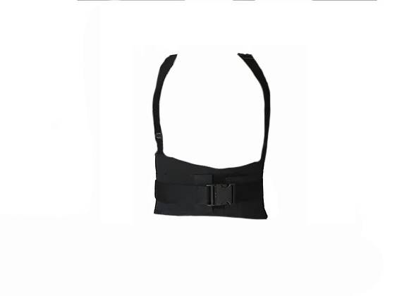 224959 BY LACK - Faja con tirantes y tercer cinturon con broche extra grande By Lack