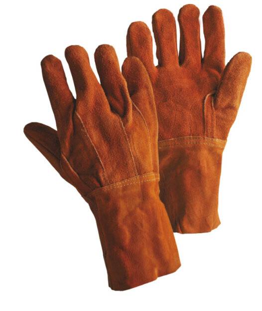 224976 BY LACK - Guante de carnaza largo unitalla By Lack