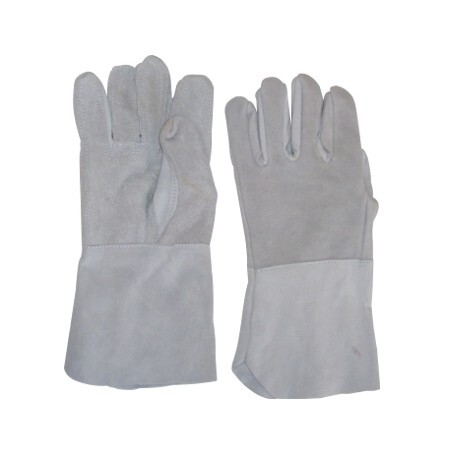 224995 BY LACK - Guante de carnaza para soldar gris algodon unitalla By Lack