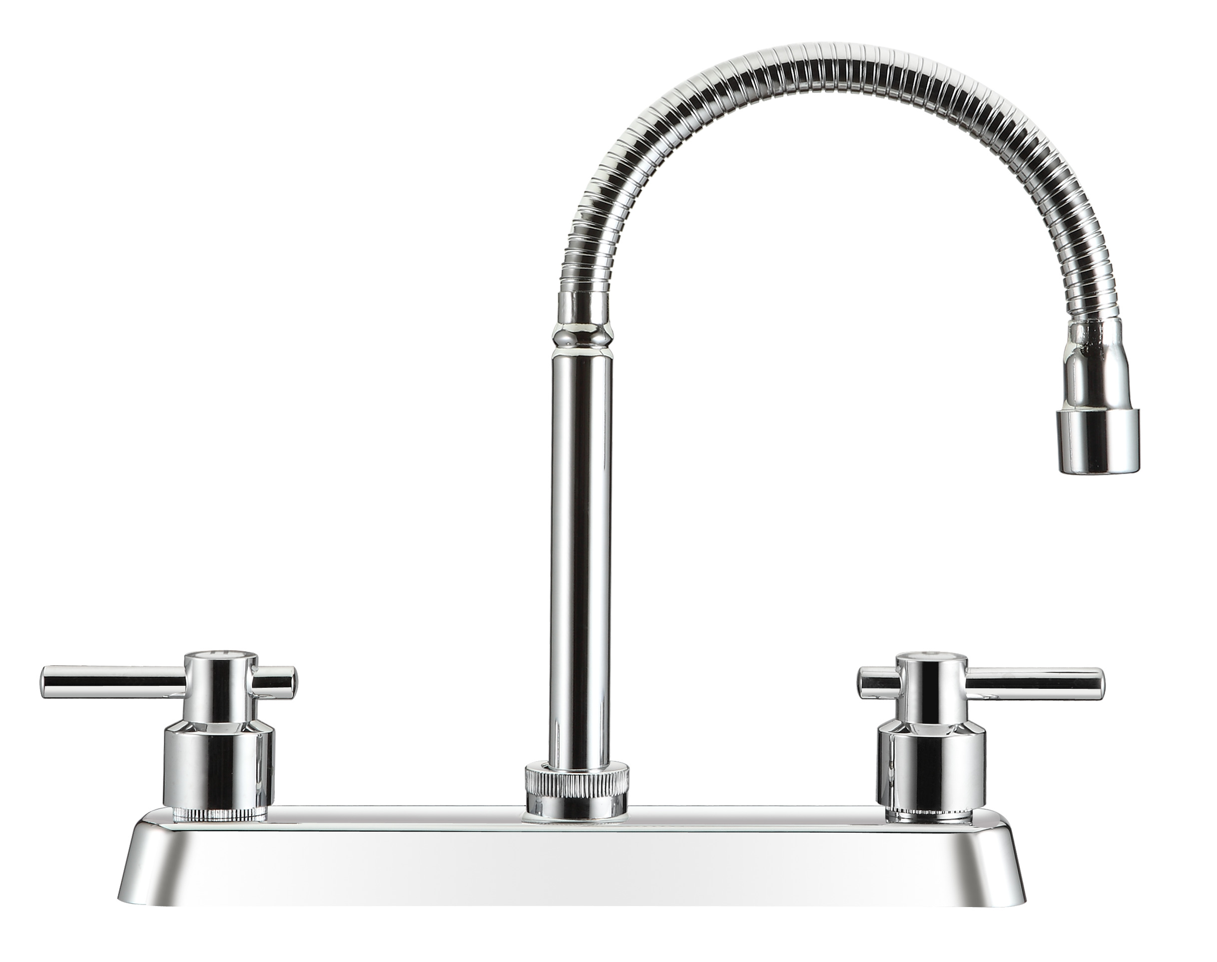 225526 VIANTI - Mezcladora fregadero zinc tipo flexible maneral palanca 1/4 de vuelta cromada MFVZF001 Vianti