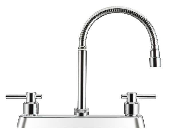 225526 VIANTI - Mezcladora fregadero zinc tipo flexible maneral palanca 1/4 de vuelta cromada MFVZF001 Vianti