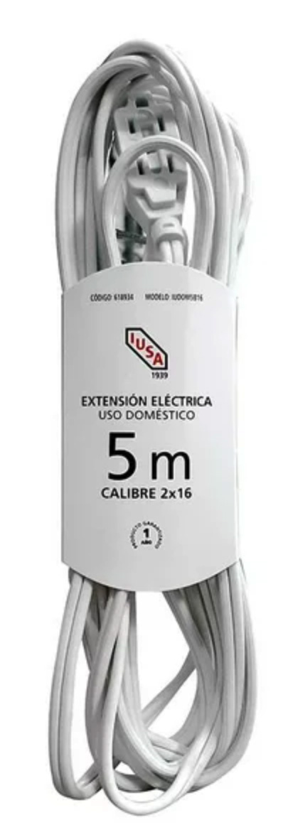 226058 IUSA - Extension domestica blanca 05mts 618934 Iusa