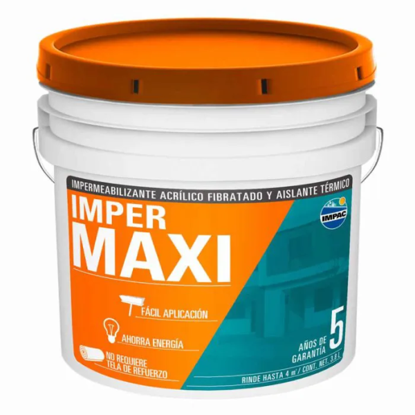 227178 IMPAC - Impermeabilizante 5 años 3.8lt maxi galon fibratado terracota Impac