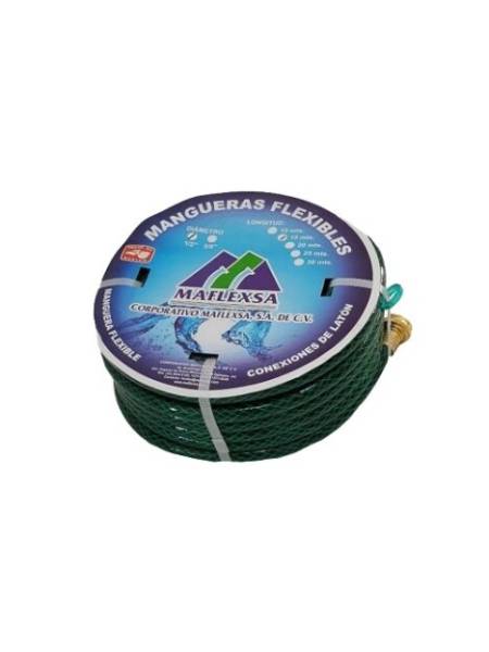 227184 MAFLEXA - Manguera jardin 3 capas tramada armada 013mm 1/2