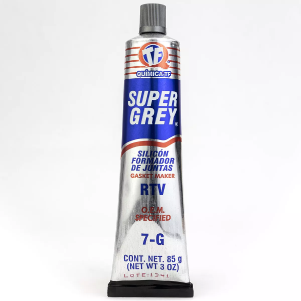 227622 QUIMICA TF - Silicon alta temperatura RTV blister 085gr gris Super Grey Qtf