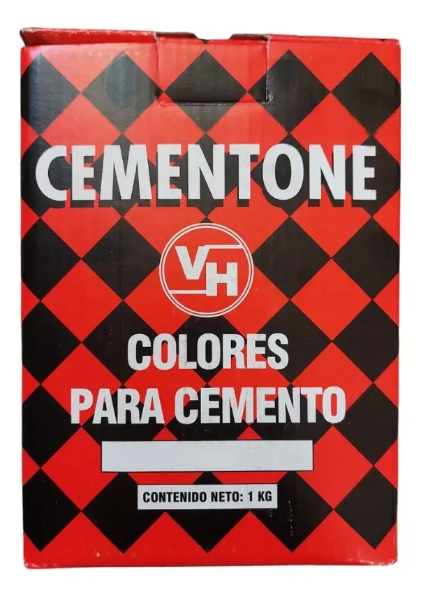 227730 CEMENTONE - Color para cemento rojo brillante 1kg Cementone