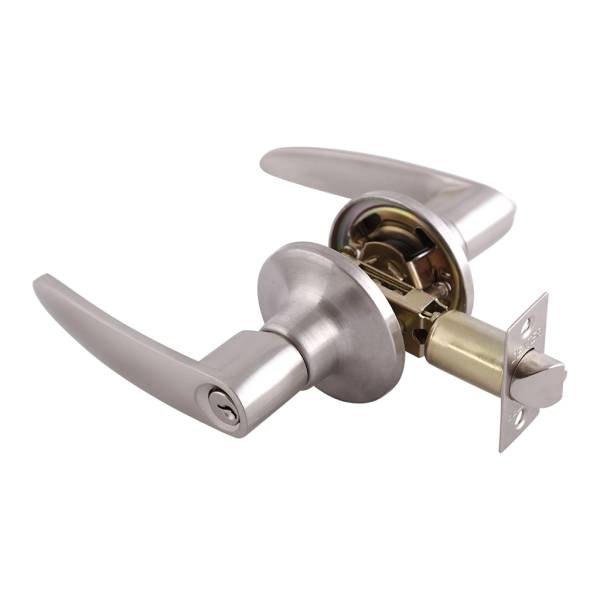 227888 DEXTER - Cerradura manija llave boton niquel satinado Granito Dexter