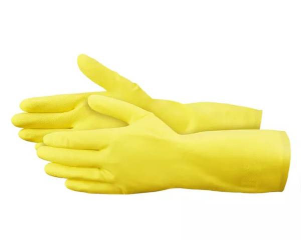 228365 SCOTCH-BRITE - Guante de latex para limpieza mediano amarillo Scotch-Brite 3M