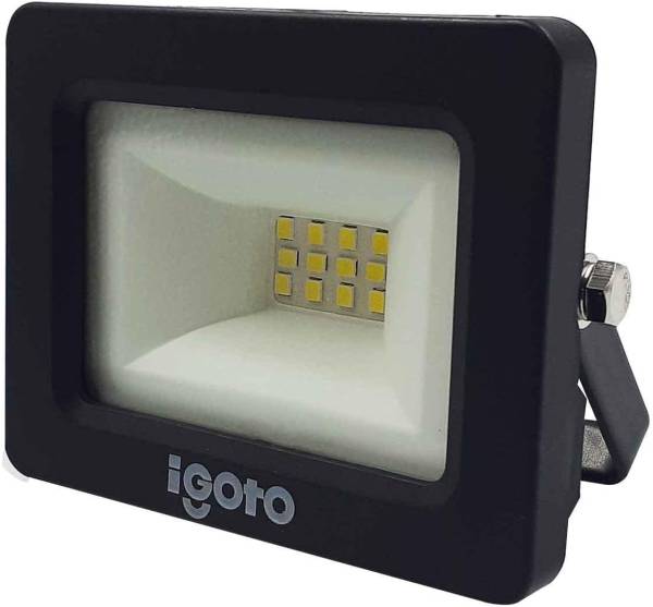 228663 IGOTO - Reflector LED ultradelgado 10w LDD negro REF010 Igoto