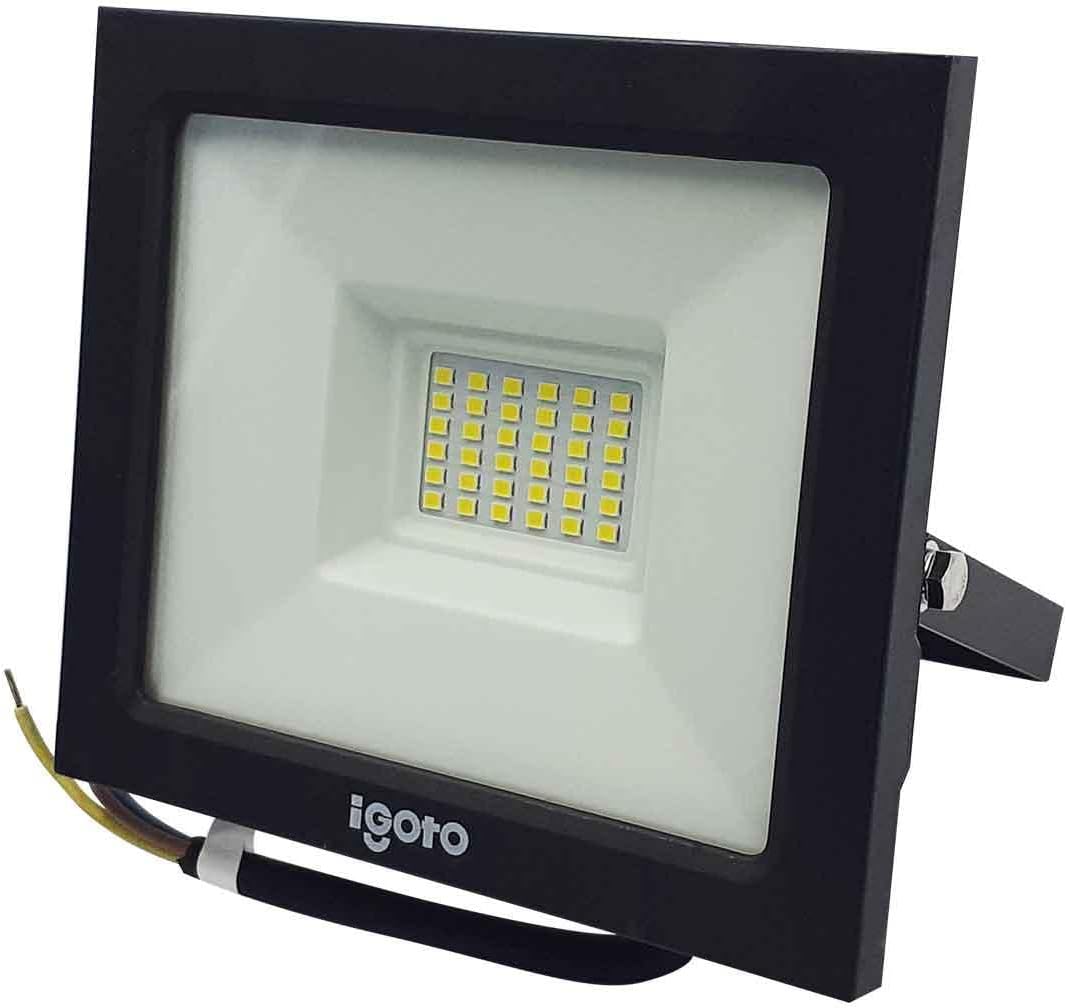 228665 IGOTO - Reflector LED ultradelgado 30w LDD negro REF030 Igoto