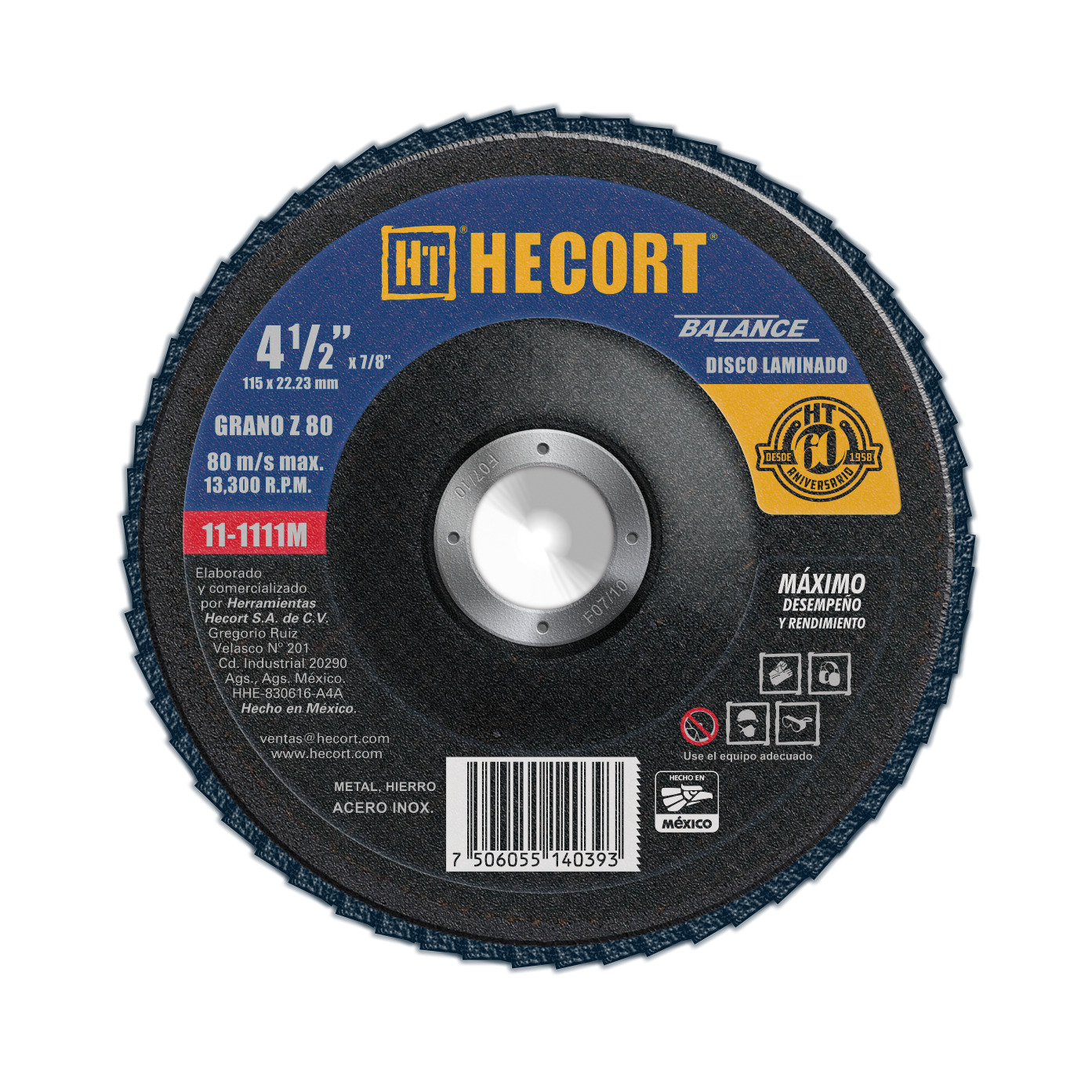 228732 HECORT - Disco laminado 4-1/2