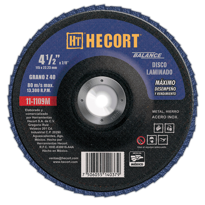 228734 HECORT - Disco laminado 4-1/2