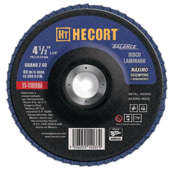 228734 HECORT - Disco laminado 4-1/2