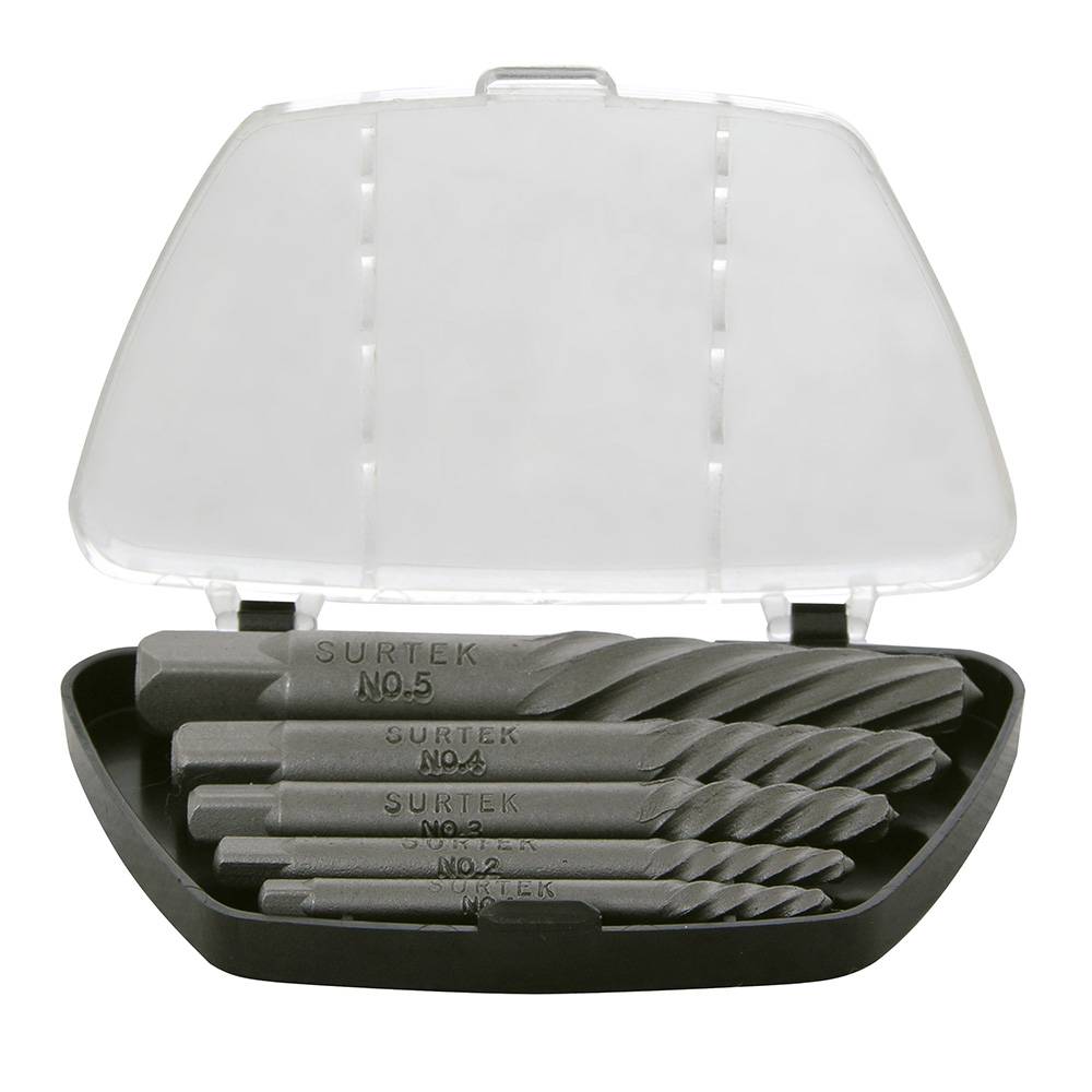 229350 SURTEK - Juego extractores tornillos 5pz Surtek