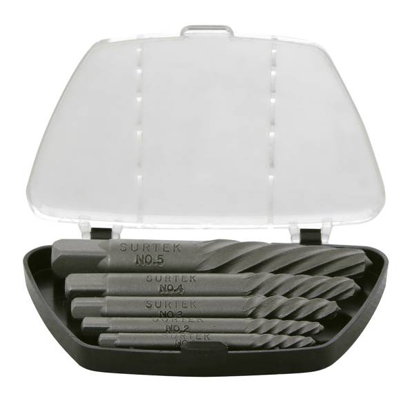 229350 SURTEK - Juego extractores tornillos 5pz Surtek